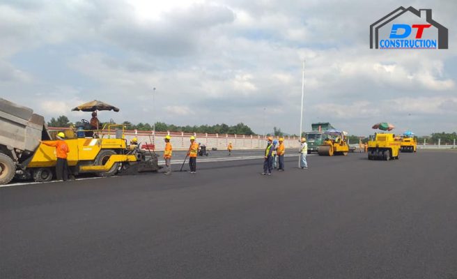 thi công thảm bê tông nhựa nóng tại Long An